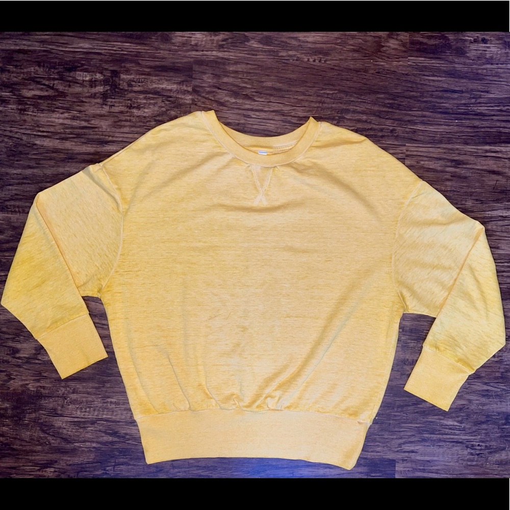 Yellow Crewneck Sweatshirt